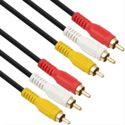 RCA 3선 케이블 1.5m 비디오케이블 RCA케이블 AV케이블 3선케이블 스피커케이블
