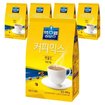 맥스웰하우스 마일드 커피믹스 자판기용 800g x 5개