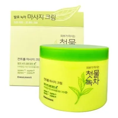 녹차 마사지 크림 녹차 컨트롤 크림 수분 진정 홈케어 대용량 얼굴 전신 지리산 노폐물 화장품 탄력 각질