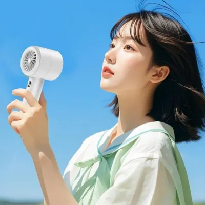 100단 BLDC LCD 디스플레이 초강력 터보 미니 선풍기