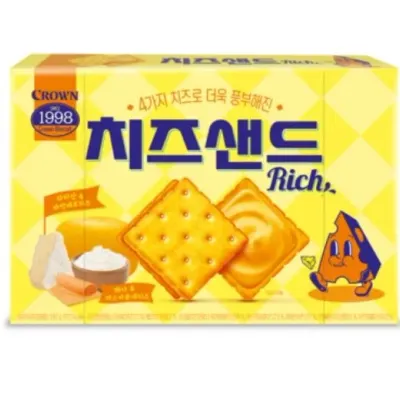 크라운 치즈샌드 180g