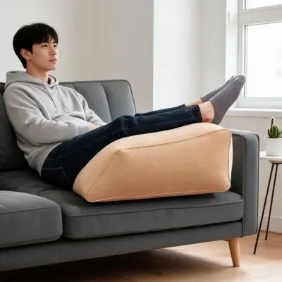 에어 발쿠션 관리 다리 올리기 휴식용 등받이 쿠션 낮잠 거실 사무실 휴식템