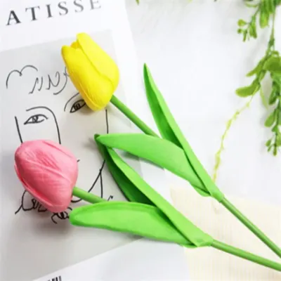 조화 튤립 생화같은조화 성묘조화튤립 조화꽃장식