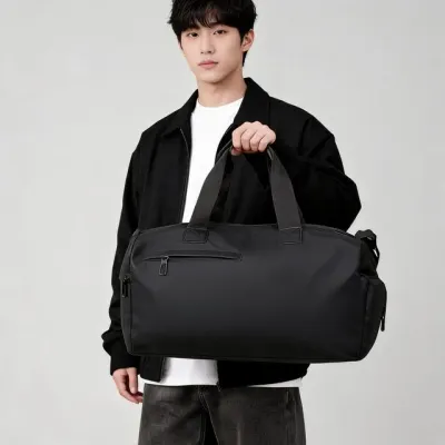 보스턴백 더블포켓 크로스백 대형 운동 헬스 여행 가방 스포츠 숄더백