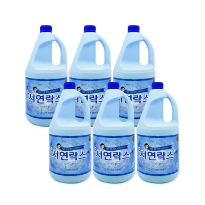 서연락스(2L)-6개 살균 표백제 배수관 화장실청소 곰팡이 섬유얼룩제거