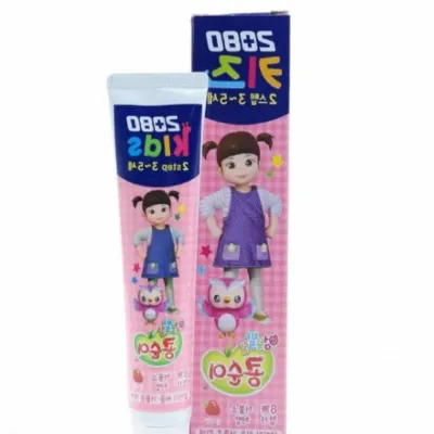 2Step 유아용 치약 딸기향 75g 아이치약 3살치약 4세치약 5살치약 3세치약