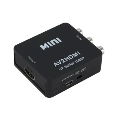 rca hdmi 변환기 av2 hdmi 변환 구형 게임기 비디오 컨버터 디스플레이 셋톱박스 케이블 음성 젠더 영상