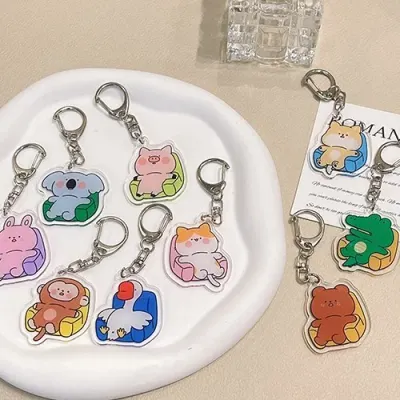 키링 인형키링 아크릴키링 열쇠고리 귀여운키링 곰인형키링 가방고리 커플키링 캐릭터 HH17