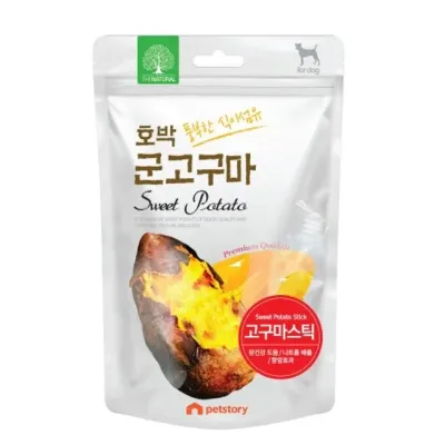 더내추럴 호박 고구마스틱 50g 박스200