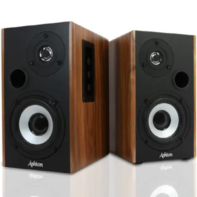 애쉬톤 북쉘프 앰프내장형 스피커 AT-1000K Wood 2채널 스피커