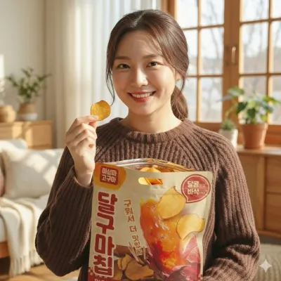 마싣따 달구마칩 320g 달콤한 고구마칩 바삭한 고구마과자