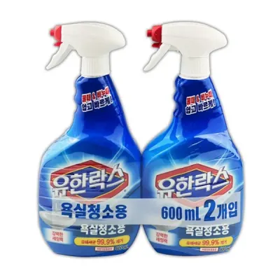 유한락스 욕실청용 600mL 2P -TJ 욕실청소 욕실 화장실청소 청소 유한락스 청소용품
