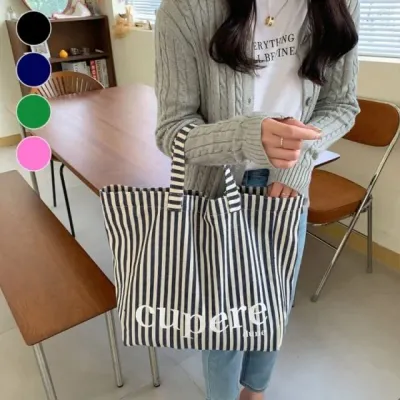 캔버스 토트백 데일리 캐주얼 가방 핸드백 에코백 여자 양면 특이한