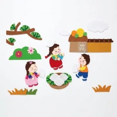 청양 환경꾸미기소품3.(대) 추석송편 - 개 (1개입) 미술수업재료 미술만들기키트 방과후미술수업