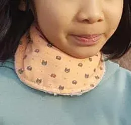 아동 스노우빕 애기목도리 스카프빔 아기목스카프