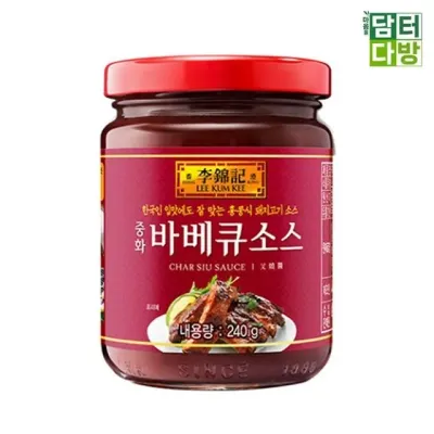 중화바베큐소스 소스 양념 액상 치킨 바베큐 꼬치 2개 240g 숯불바베큐