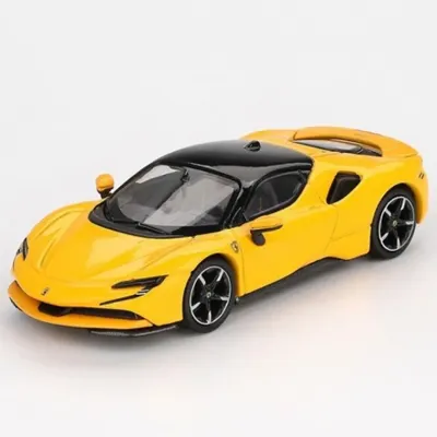 페라리 SF90 Giallo Modena 1대64 다이캐스트 피규어 모형 프라모델