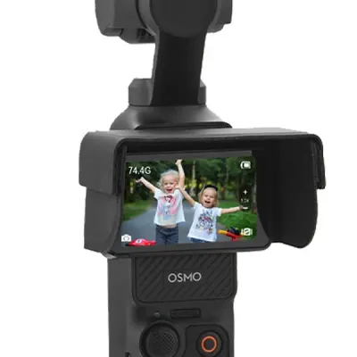 DJI 오즈모포켓3 전용 스크린 화면 선쉐이드 접이식 후드 햇빛가림막 차양막 썬캡