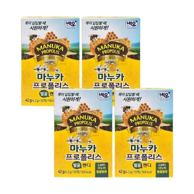 네오 마누카 프로폴리스 벌꿀 캔디 (10정) x 4개