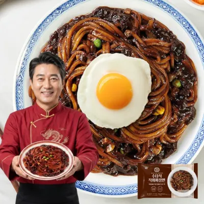 직화솥에 직접 볶은 수타식 직화 짜장면 330g x 15개