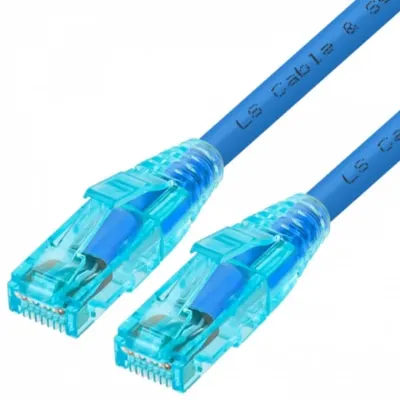 랜 케이블 3m 블루 UTP케이블 컴퓨터랜선 이지플러그 파란색랜선 이더넷케이블