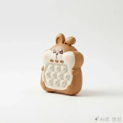 토끼 모양 게임기 수동오락 실내게임기 게임오락
