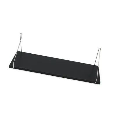 벽걸이 선반 벽선반 부착 인테리어 대형 50x15cm 블랙 무타공 다용도 수납