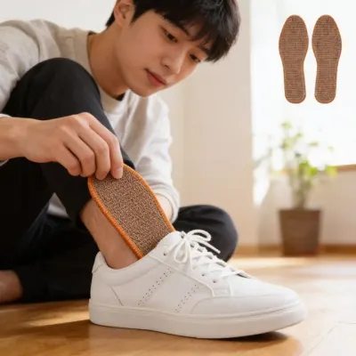 탈취 깔창 신발 냄새제거 패드 풋케어 발바닥 땀 흡수 1컬러 디자인