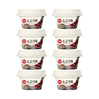 즉석밥 소고기죽268G 8개