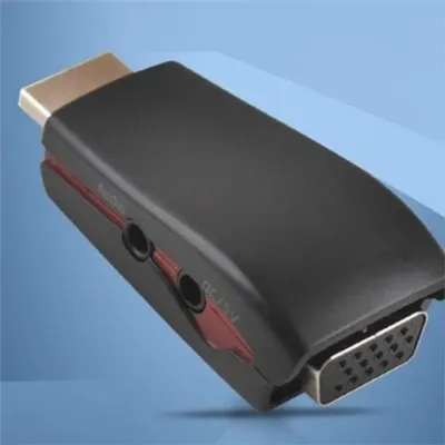 hdmi 컨버터 vga 컨버터 마이크로 오디오 디스플레이 케이블 젠더 어댑터 변환기 출력 확장 영상 암수 음성
