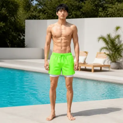 남성 비치 팬츠 반바지 수영복 트렁크 쇼츠 물놀이 바지