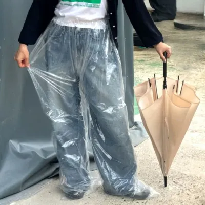 신발방수커버 일회용 비닐 바지 비옷 신발 보호