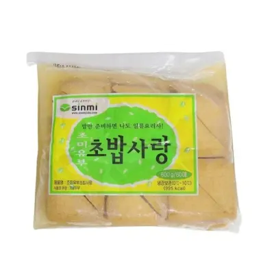 신미 유부초밥용 조미 유부 냉 사각유부초밥 급식용유부 유부주머니