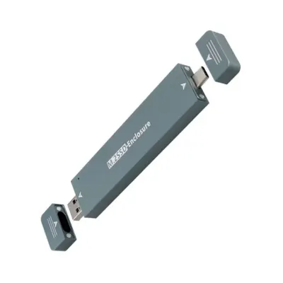 USB3.1 C타입 A타입 듀얼 인터페이스 SSD 외장케이스 전송속도 10gbps 노트북 PC