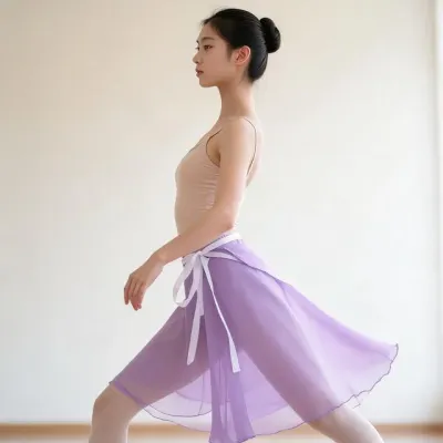 여성 커버업 랩스커트 발레복 운동복 헬스장 수업 연습실용 의류 하의