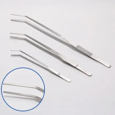 수초 심기 핀셋 38cm 곡선형 어항 꾸미기 청소 집게