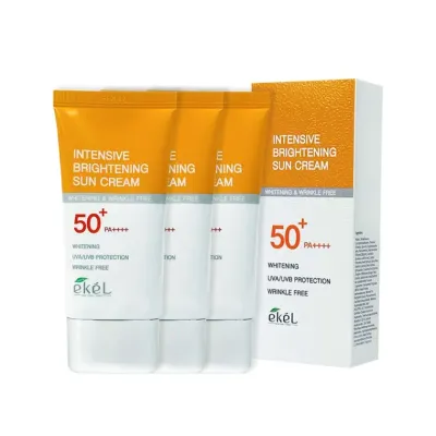 이켈 인텐시브 브라이트닝 선크림 70ml-3개 선크림추천 자외선차단제 선블록 SPF50+ PA+