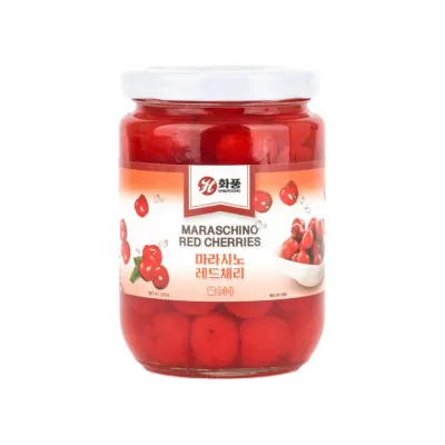 화풍 마라시노 레드체리 꼭지X 375g