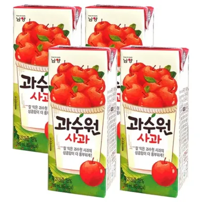 남양 과수원 사과 190ml x 72팩(24팩 x 3박스)