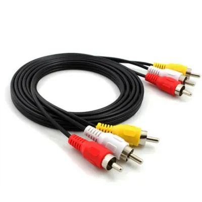 SW0044 3RCA to 3RCA 양 AV 케이블 1M