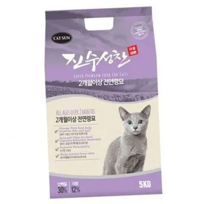 전 연령 고양이 사료 고양이 건식 사료 성묘용 케어 5kg 주식 기호성 영양제 추출물 균형 피모 관리 감소