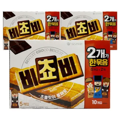 오리온 비쵸비 10입 250g(125gx2) x 3개
