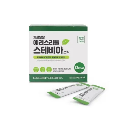 루미나D 에리스리톨스테비아 30스틱 제로당당 식품 가정용 식재료 간편보관