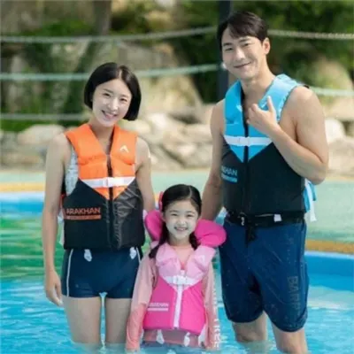 성인 물놀이 구명 조끼 물놀이 조끼 레저용 수상 활동 안전 가족 물놀이복 액티비티 어린이 활동성 유아