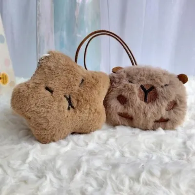 키링 봉제인형 키홀더 삑삑이 카피바라 캐릭터 싸더라 가방고리 인형 열쇠고리 키링