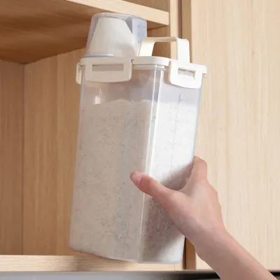 프레시락 도어포켓 잡곡통(3L) 쌀통 밀폐용기