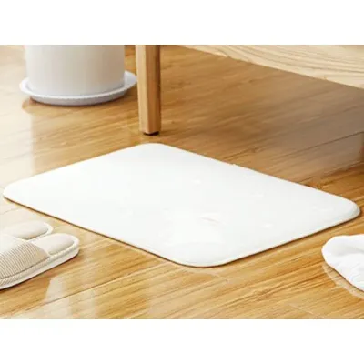 귀여운 발매트 쿠션 푹신한 주방 욕실 60cm 토끼 소프트 미끄럼방지 주방매트