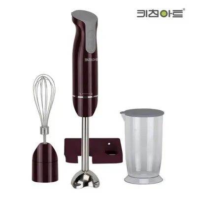 리빙센스S902 핸드블랜더세트 미니믹서기 분쇄기 핸드믹서 거품기 스텐칼날 핸디 블렌더