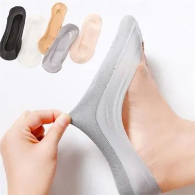 여성 여성 덧신 양말 스니커즈 덧신 양말 미끄럼 방지 여름 발가락