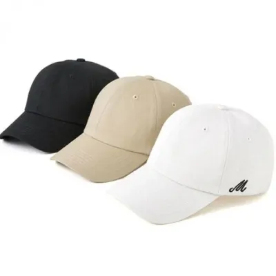 볼캡 야구모자 남녀공용 무지 캡모자 캠프캡 데일리 모자 커플 캡